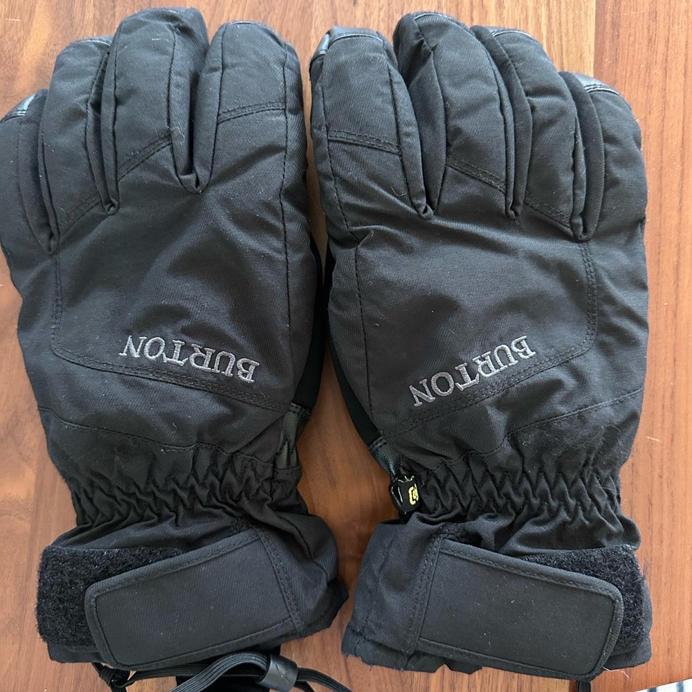 Burton Black Fleece-Lined Gloves